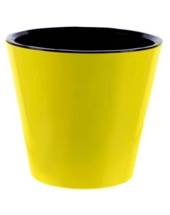 Горшок для цветов d23см 5л желтый Пластик репаблик