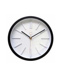 Часы настенные black plastic clock 25x25см 79767 Нет бренда