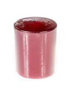 Свеча столбик лакированная розовый сатин 56 120мм 300103 Kukina raffinata