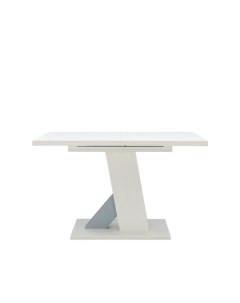 Стол обеденный раздвижной луссо 0 79х0 645м цвет наварра белая алюминий Leset