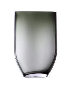 Декоративная ваза из дымча стекла 163 75 260 серый csa 5 Вещицы