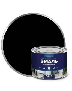 Эмаль атмосферостойкая пф 115 глянцевая черная 0 5кг Proremontt