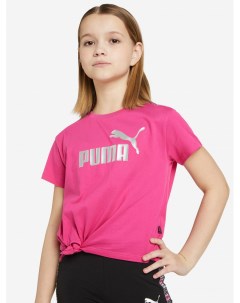 Футболка для девочек Ess Logo Розовый Puma