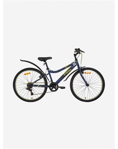 Комплект велосипед для мальчиков Attack 1 0 24 2022 с аксессуарами Синий Stern