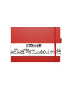 Скетчбук sketchmarker 210 х 148 мм 80 листов красный блок 140 г м2 Nobrand