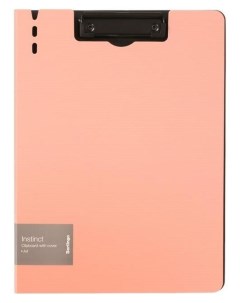 Папка планшет с зажимом А4 пластик 1 8мм Instinct фламинго черный Berlingo