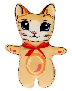 Мягкая игрушка Котик рыжик 30 см Смолтойс