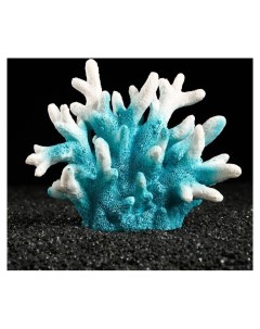 Декоративный коралл синулярия 18 х 9 х 14 см голубой Nnb