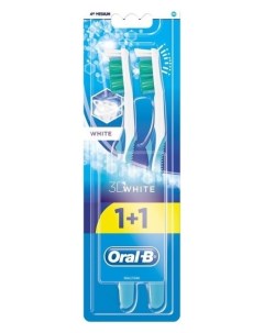Зубная щетка Отбеливание 40 средней жесткости Proexpert 3D White Oral-b