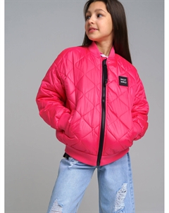 Куртка текстильная с полиуретановым покрытием для девочек Playtoday tween