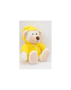 Мягкая игрушка Медведь Ахмед с шариками в желтой толстовке 27 см Unaky soft toy