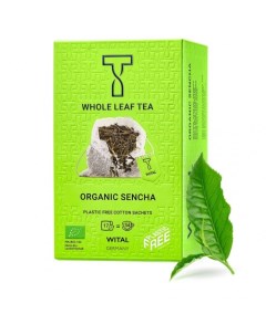 Чай органический органический зеленый Сенча 17 пакетиков Wital