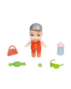 Игровой набор OLY Кукла в баночке мальчик в шляпе с аксессуарами ВВ3827 Bondibon