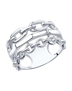 Кольцо из серебра Sokolov