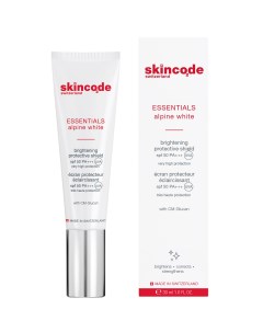 Осветляющий защитный крем SPF 50 PA 30 мл Essentials Alpine White Skincode