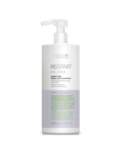 Мицеллярный шампунь для жирной кожи головы Purifying Micellar Shampoo 1000 мл Restart Revlon professional