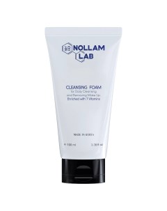 Пенка для ежедневного очищения и снятия макияжа обогащенная 7 витаминами 100 мл Face Nollam lab