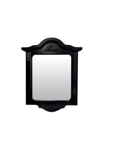 Зеркало прямоугольное с состариванием black wood черный 76 0x5 0x103 0 см La neige