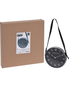 Часы настенные d 30 5 см пластиковый корпус на ремне Нет марки