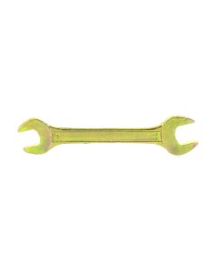 Ключ рожковый 14311 19 х 22мм желтый цинк Ключ рожковый 14311 19 х 22мм желтый цинк Сибртех