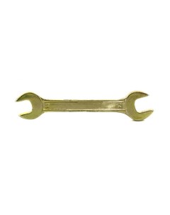 Ключ рожковый 14306 13 х 14мм желтый цинк Ключ рожковый 14306 13 х 14мм желтый цинк Сибртех