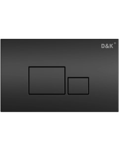 Смывная клавиша Quadro черный матовый DB1519025 D&k