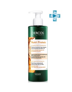 Dercos Nutrients Восстанавливающий шампунь для секущихся и поврежденных волос 250 мл Vichy