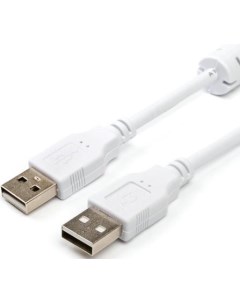 Кабель USB 1 8 m Am Am белый Atcom