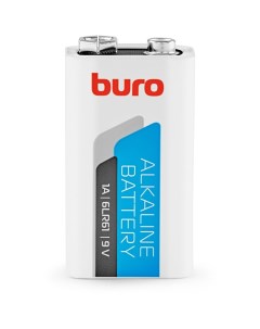 Батарейка Alkaline 6LR61 9V 1шт Buro