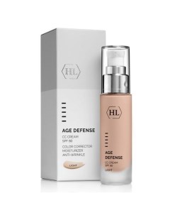 Age Defense CC Cream Light Корректирующий крем светлый для всех типов кожи SPF50 50 мл Holy land