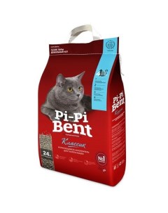 Наполнитель для кошачьего туалета ПиПиБент Классик Комкующийся Pipibent