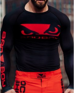 Мужской рашгард Origin New Rashguard Long Sleeves черный красный Bad boy