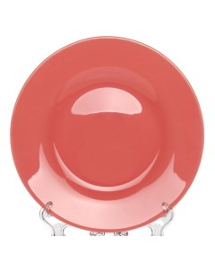 Тарелка обеденная стекло 26 см круглая Pink City 10328SLBD40 Pasabahce