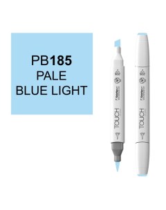Маркер спиртовой BRUSH Touch Twin цв PB185 бледный светло синий Shinhan art (touch)