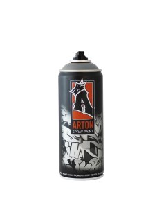 Краска для граффити Arton 400 мл в аэрозоли Classic Grey Полихим