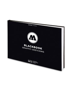 Скетчбук Blackbook Graffiti Sketching A4 68 л 90 г горизонтальный Molotow