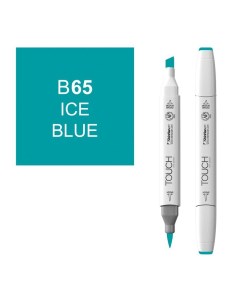 Маркер спиртовой BRUSH Touch Twin цв B65 синий лед Shinhan art (touch)