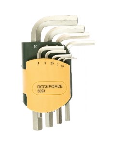 Набор шестигранных ключей Rockforce