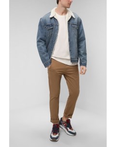 Однотонные брюки с карманами Slim fit Esprit casual