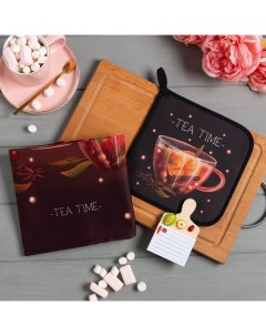 Кухонный набор Время для чая 3 предмета Этель