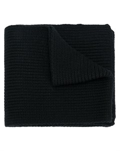 Moncler вязаный шарф в рубчик один размер черный Moncler