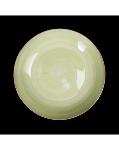Тарелка глубокая без бортов 205 мм зеленая Natura Corone
