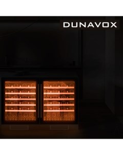 Шкаф винный DAUF 46 138B Dunavox