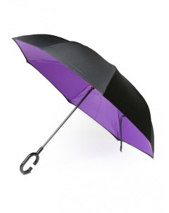 Зонт трость женский 20 701 16 черный фиолетовый Vera victoria vito