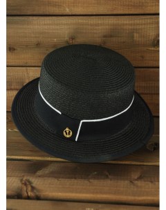 Шляпа канотье 50276 чёрная Fiji29
