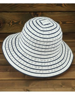 Шляпа панама женская 50287 белый т синий Fiji29