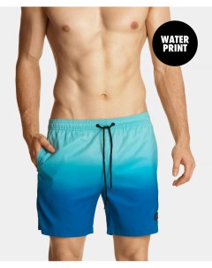 Пляжные шорты мужские 1 шт в уп полиэстер светло голубые Atlantic