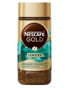 Кофе растфоримый Gold Sumatra сублимированный 85 г Nescafe