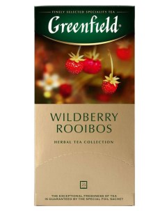 Чай травяной Wildberry Rooibos 25x1 5 г Greenfield