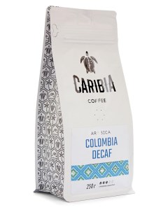 Кофе в зернах жареный Colombia Decaf 250 г Caribia